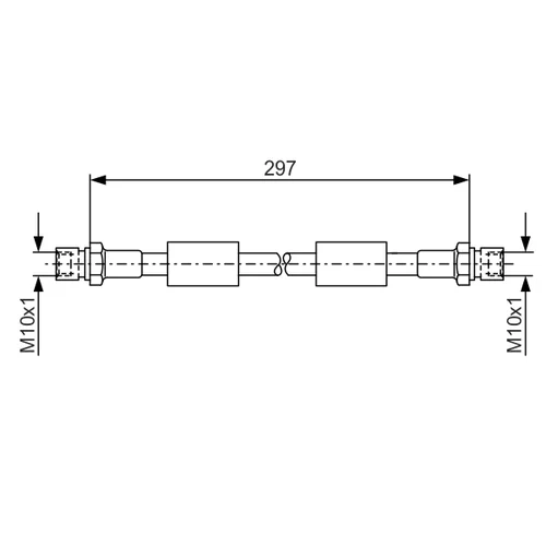 Brzdová hadica BOSCH 1 987 476 380 - obr. 4