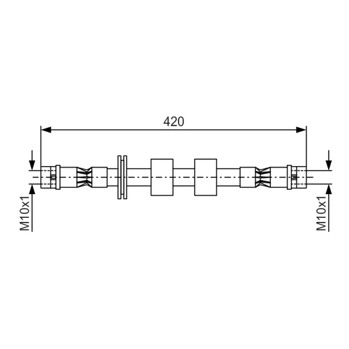 Brzdová hadica BOSCH 1 987 476 414 - obr. 4