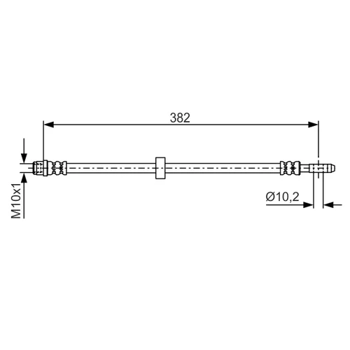 Brzdová hadica BOSCH 1 987 476 696 - obr. 4