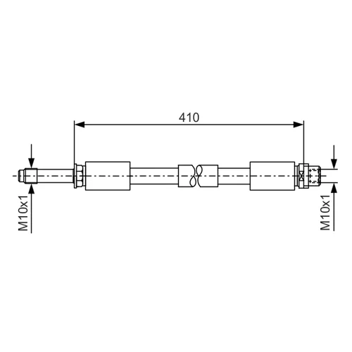 Brzdová hadica BOSCH 1 987 481 020