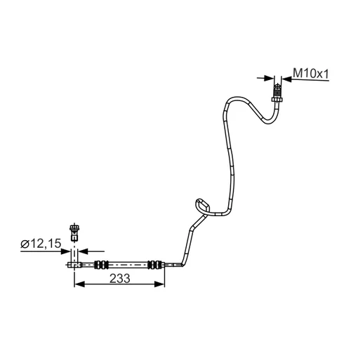 Brzdová hadica BOSCH 1 987 481 339 - obr. 4