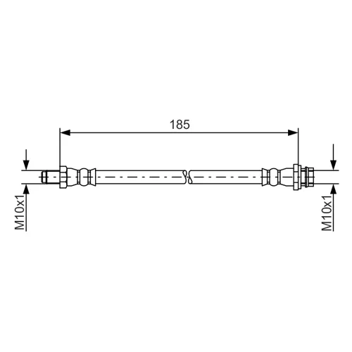 Brzdová hadica BOSCH 1 987 481 564