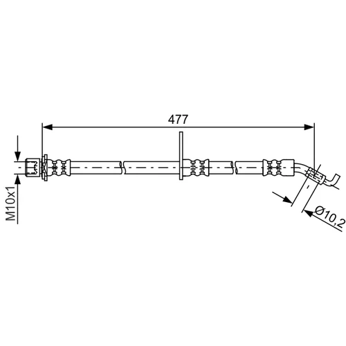 Brzdová hadica BOSCH 1 987 481 770 - obr. 4