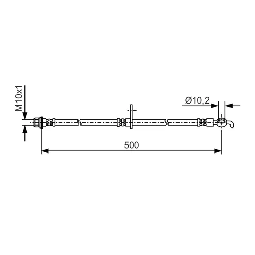 Brzdová hadica BOSCH 1 987 481 A37 - obr. 4