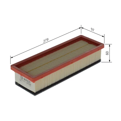 Vzduchový filter BOSCH F 026 400 036