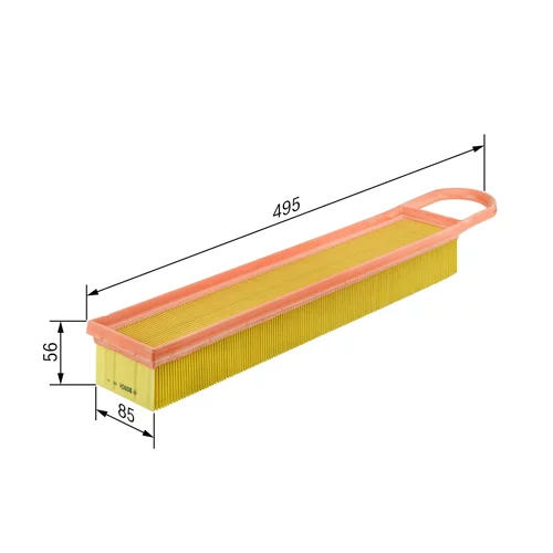 Vzduchový filter BOSCH F 026 400 050 - obr. 4