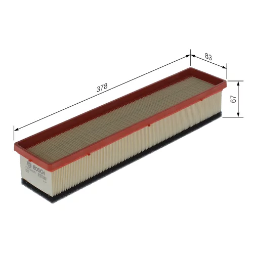 Vzduchový filter BOSCH F 026 400 051