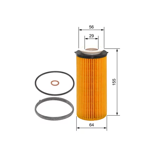 Olejový filter BOSCH F 026 407 094 - obr. 4