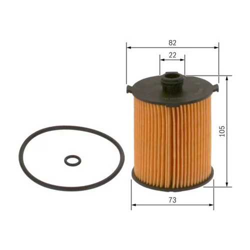 Olejový filter BOSCH F 026 407 152 - obr. 4