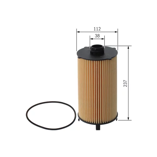 Olejový filter BOSCH F 026 407 303 - obr. 4