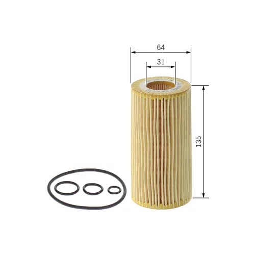 Olejový filter BOSCH F 026 407 319 - obr. 4