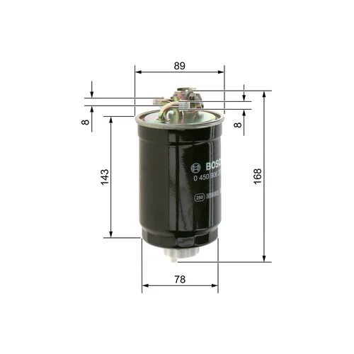 Palivový filter BOSCH 0 450 906 274 - obr. 4