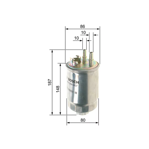 Palivový filter BOSCH 0 450 906 407 - obr. 4