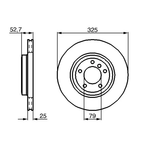 Brzdový kotúč 0 986 478 012 /BOSCH/ - obr. 4