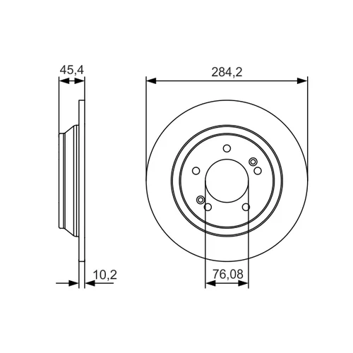 Brzdový kotúč 0 986 479 C39 /BOSCH/ - obr. 4