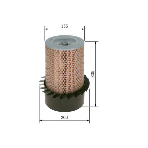 Vzduchový filter BOSCH 1 457 429 033 - obr. 4