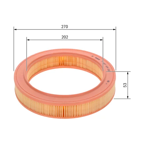 Vzduchový filter BOSCH 1 457 429 053 - obr. 4