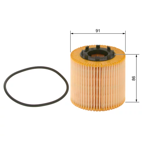 Olejový filter BOSCH 1 457 429 198 - obr. 4