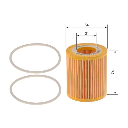 Olejový filter BOSCH 1 457 429 248 - obr. 4