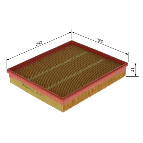 Vzduchový filter BOSCH 1 457 433 003 - obr. 4