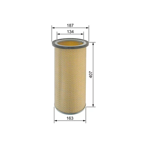 Filter sekundárneho vzduchu BOSCH 1 457 433 203 - obr. 4