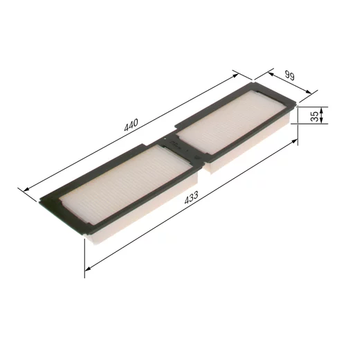 Filter vnútorného priestoru BOSCH 1 987 431 165 - obr. 4