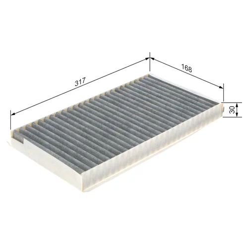 Filter vnútorného priestoru BOSCH 1 987 432 402 - obr. 4