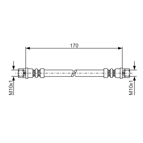 Brzdová hadica BOSCH 1 987 476 010 - obr. 4