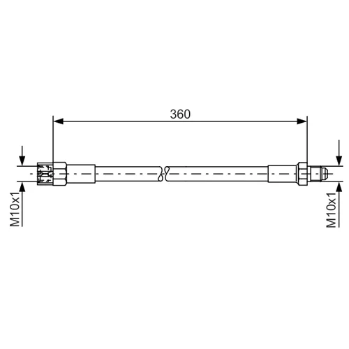 Brzdová hadica BOSCH 1 987 476 235 - obr. 3