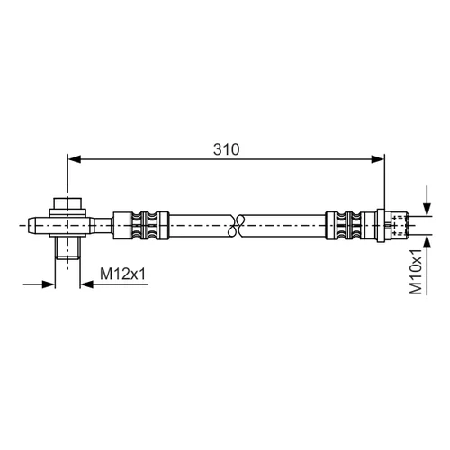 Brzdová hadica BOSCH 1 987 476 308 - obr. 4