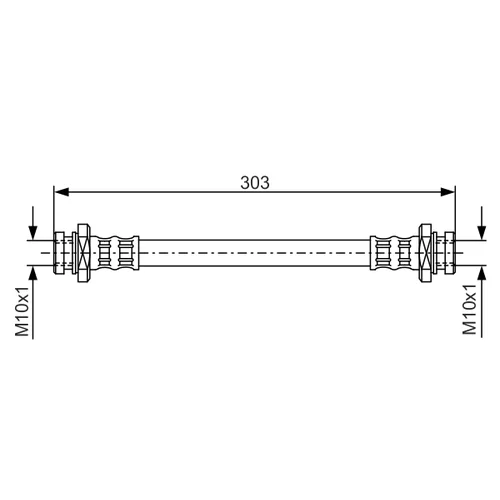 Brzdová hadica BOSCH 1 987 476 436