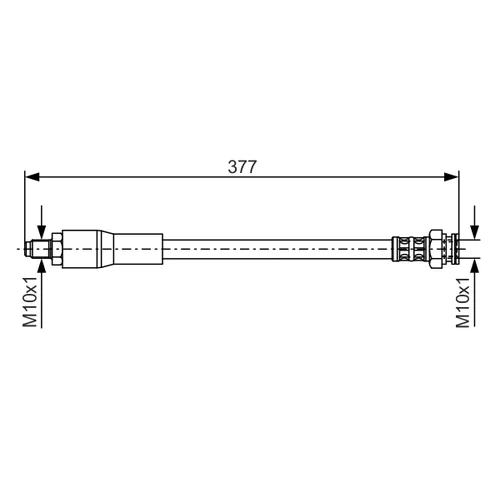 Brzdová hadica BOSCH 1 987 476 666