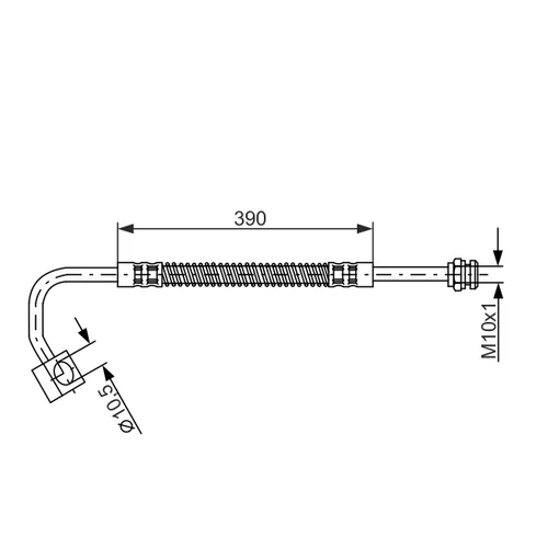 Brzdová hadica BOSCH 1 987 476 984