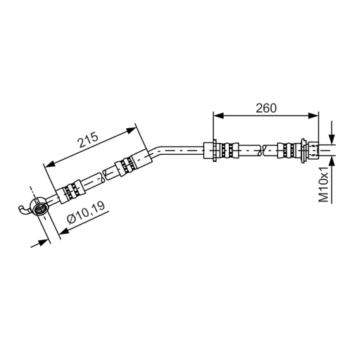 Brzdová hadica BOSCH 1 987 481 410 - obr. 4