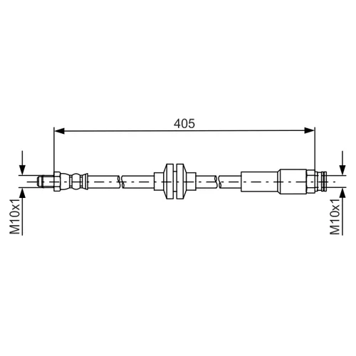 Brzdová hadica BOSCH 1 987 481 671
