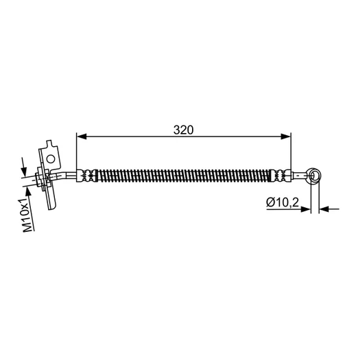 Brzdová hadica BOSCH 1 987 481 869 - obr. 4
