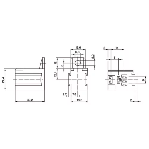 Pätica na relé 3 334 485 045 /BOSCH/ - obr. 4