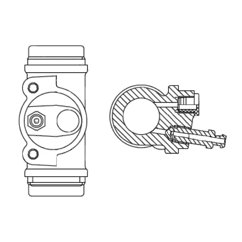 Brzdový valček kolesa BOSCH F 026 002 367 - obr. 4