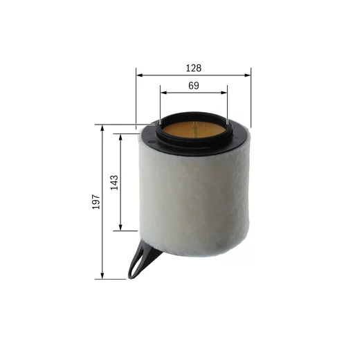 Vzduchový filter BOSCH F 026 400 095