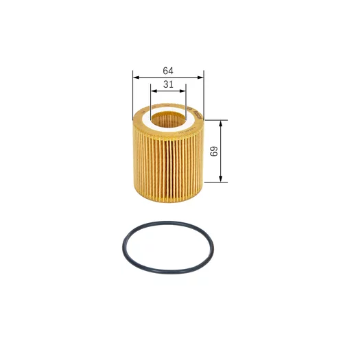 Olejový filter BOSCH F 026 407 177 - obr. 4