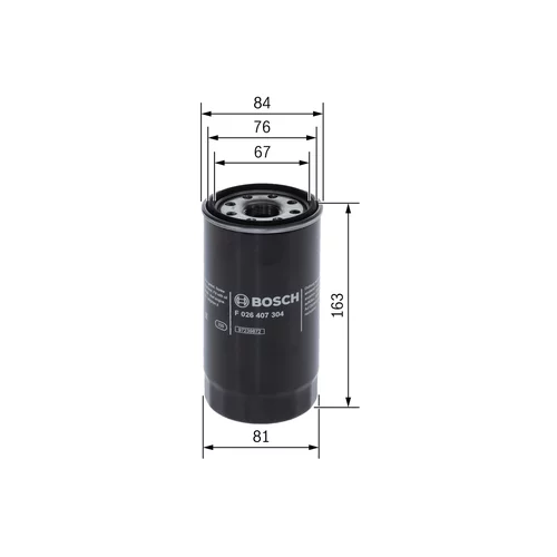 Olejový filter BOSCH F 026 407 304 - obr. 4