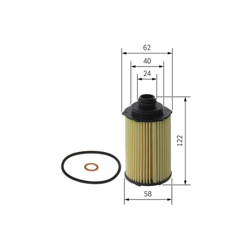 Olejový filter F 026 407 348 /BOSCH/