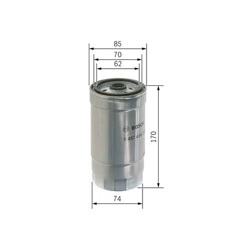 Palivový filter 1 457 434 310 /BOSCH/ - obr. 4