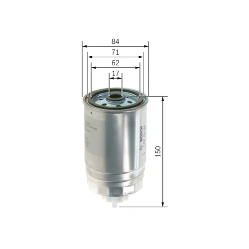 Palivový filter BOSCH 1 457 434 460 - obr. 4