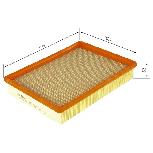 Vzduchový filter 1 987 429 193 /BOSCH/ - obr. 4