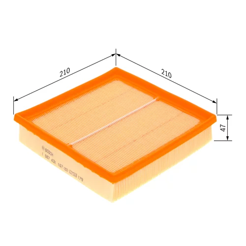 Filter vnútorného priestoru BOSCH 1 987 431 167 - obr. 4