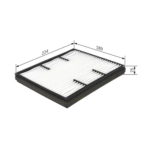 Filter vnútorného priestoru BOSCH 1 987 432 223 - obr. 4