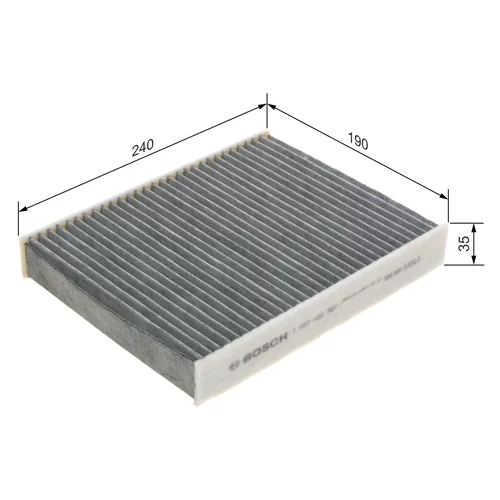 Filter vnútorného priestoru BOSCH 1 987 432 387 - obr. 4