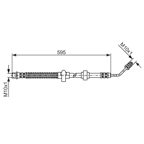 Brzdová hadica BOSCH 1 987 476 374 - obr. 3