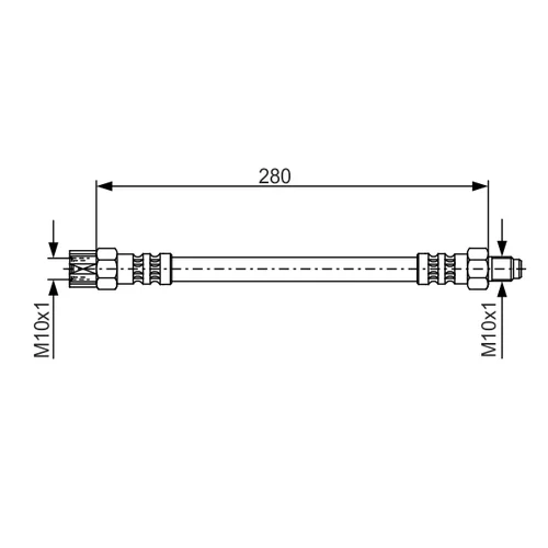 Brzdová hadica BOSCH 1 987 476 396 - obr. 4